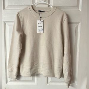 ZARA Super Soft Tan Sweater